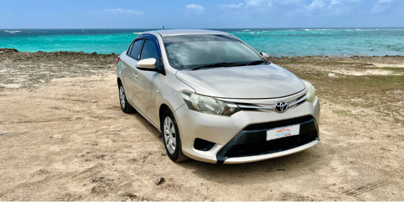 Toyota Yaris available for rent in Barbados 