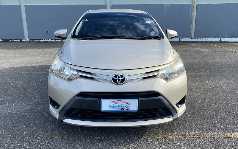 Front image of bronse toyota corolla for company information page MasterDrive car rental bridgetown barbados