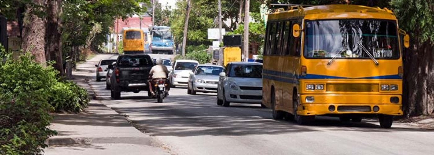 Photo of a bus MasterDrive car rental bridgetown barbados