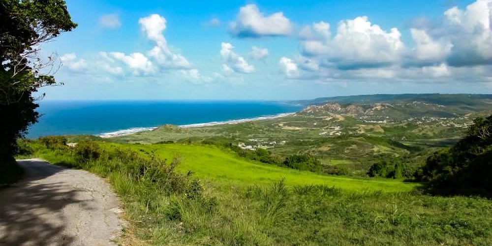 photo of East Coast road and coastal scenery car rental bridgetown barbados